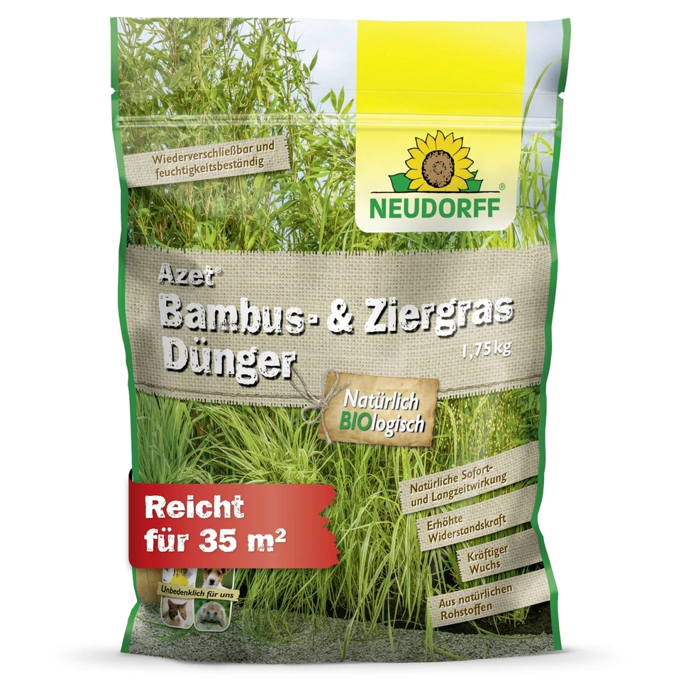 NEUDORFF Azet Bambus- und ZiergrasDünger - 1,75 kg - Dünger Ziergras Bamboo