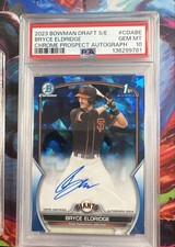 2023 Bowman Chrome Draft Sapphire - Prospect Auto Bryce Eldridge /199 PSA 10 GEM