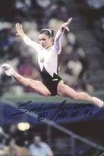 Swiatlana Bahinskaja oryginalne podpisane zdjęcie 20 x 30 cm 5x Mistrzostwa Świata 3x OS