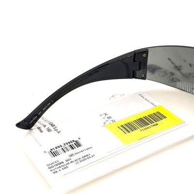 GUCCI GG1958S Black Narrow Wrap 1958 Crystal Logo Unisex Sunglass