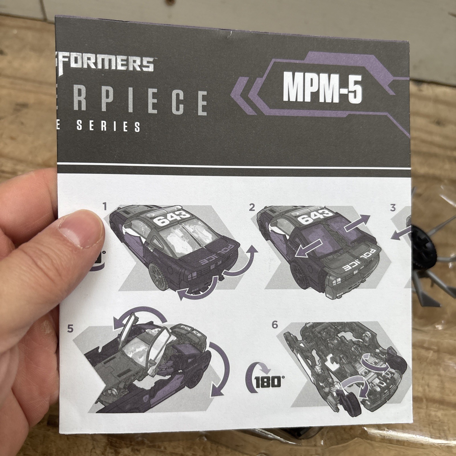 Transformers Hasbro 2017 MPM-5 Barricade Movie Series Masterpiece Complete 