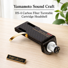 Yamamoto Sound Craft HS-4 Carbon Fiber Turntable Cartridge Headshell New