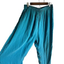 VINTAGE 1990's Cruise Wear 100 Bemberg Pants 15  High Waist Pockets 16 18 Plus