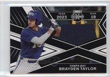 2023 Panini Elite Extra Edition First Round Materials Brayden Taylor #FR-BTY bn5