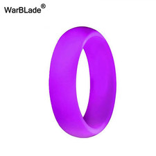 5.7mm Food Grade Silicone Rings Wedding Bands Hypoallergenic Flexible UK