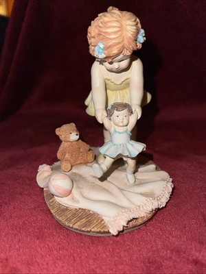 Vintage Bessie Pease Gutmann Collectible Figurine ''The First Step'' 1992