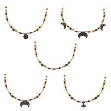 Wikinger Fibelkette Braun Mittelalterkette Wikinger Accessoire Wikinger Schmuck