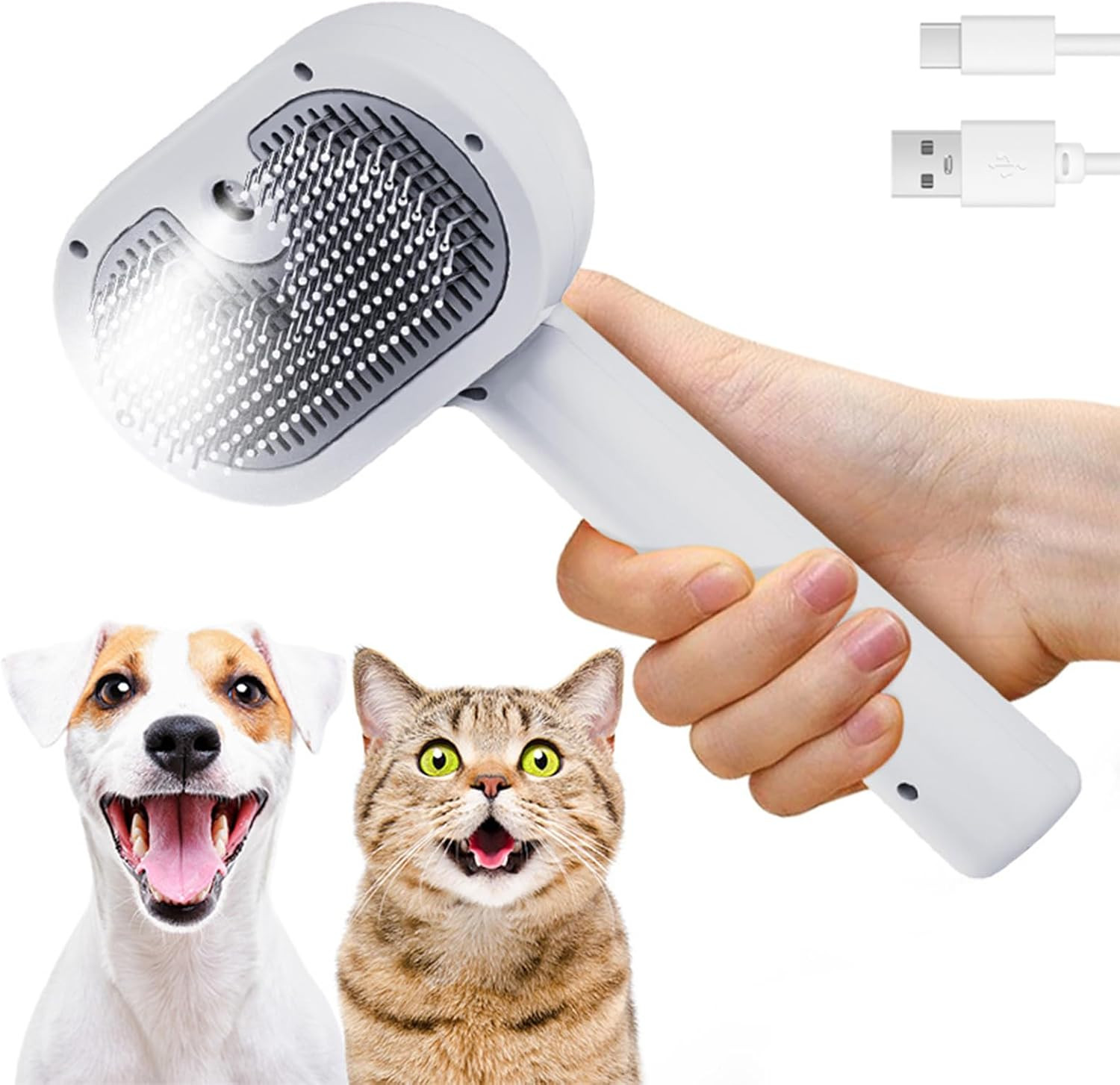 Smetti di spazzolare a vuoto! Steamy Cat Brush 3 in 1 è il futuro