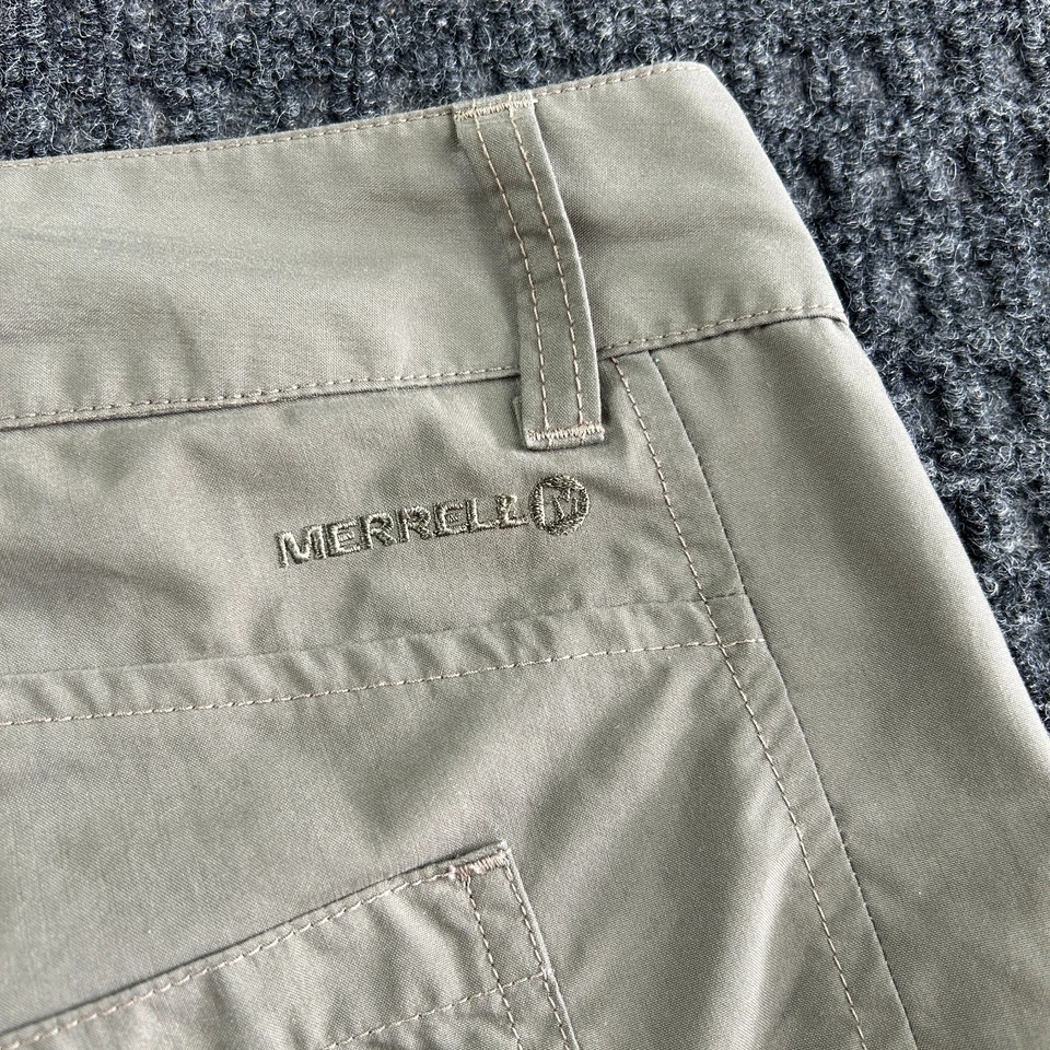 Merrell Womens Cropped Capri Pants Green 12 Selectwick Outdoor Hiking Green - Image 3 of 4