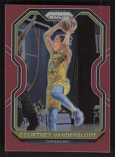 2021 Panini Prizm WNBA #10 Courtney Vandersloot Prizms Red #/299