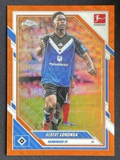 Albert Lokonga 2025-26 Topps Chrome Bundesliga Orange Wave Base 21/25 #37