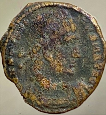 Constantine The Great Genuine Roman Coin 336-337AD 2 Soldiers Gloria Exercitas
