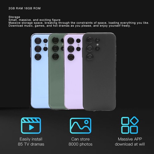 |S24 Pro Small 3G Smartphone 4 Inch LCD 2GB RAM 16GB ROM 3MP 10MP Camera Dual - Picture 2 of 12