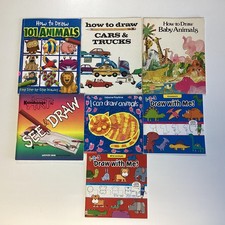 How to Draw Art Kindergarten 1st Grade Picture Children's 7 Book Lot