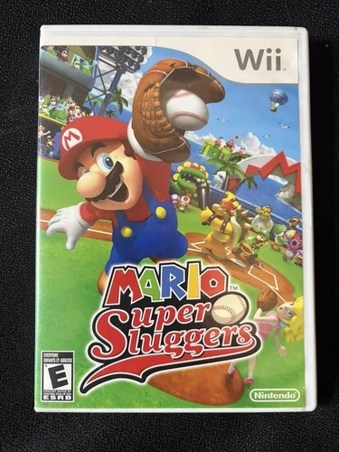 Mario Super Sluggers (Wii 2008) Manual Included Nintendo