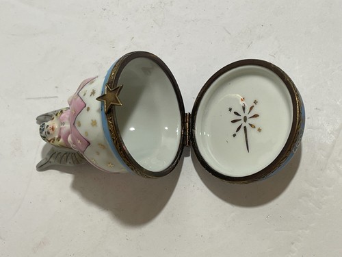 Rochard Limoges Porcelain Tooth Fairy Trinket Holder In Orig. Box Made in France - Picture 6 of 17
