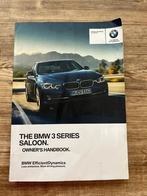 BMW 3 SERIES SALOON OWNERS HANDBOOK MANUAL 2015-2019 - DAMAGED - Image 1 of 4