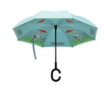 Blue Peanuts Umbrella - Snoopy and Woodstock Design, 44-Inch Diameter, Windpr...