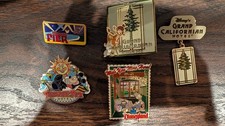 Disneyland Resort Hotel Pins - 5 Pins