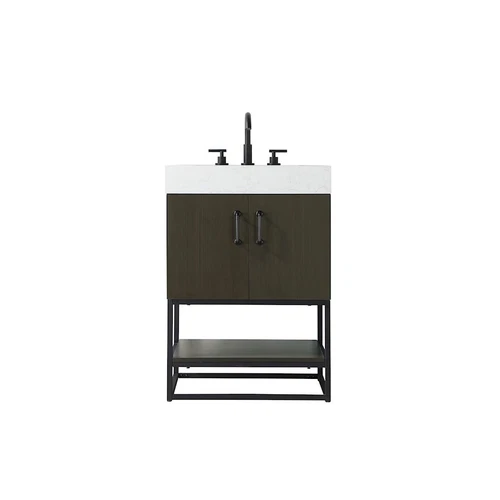 Elegant Kitchen/Bath Caroline 24" Bathroom Vanity, Mocha Brown - VF29224MMB - Picture 1 of 1