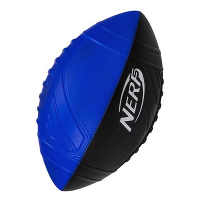 NERF Kids Foam Football - Pro Grip Youth Soft Ball - Indoor + Blue