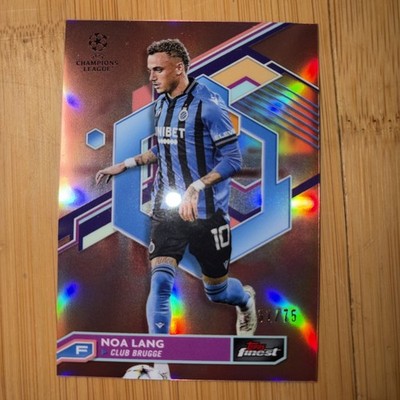 Noa Lang 43/75 Rose Gold Topps Finest UCC 2022/23