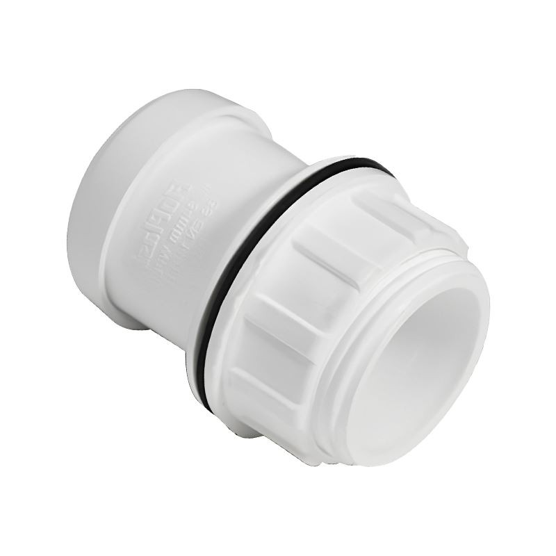 B&Q -  Push-Fit 40mm Waste Tank Connector WhiteCompact 60 X 60 X 72mmBs En 1455-1:2000 Compliant - Image 2