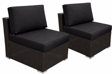 Outdoor Cushion Pads Compatible with Keter Allibert California Rattan Garden Set