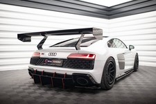 Maxton Design Diffusor Flaps passend für Audi R8 Mk2 FL schwarz Hochglanz
