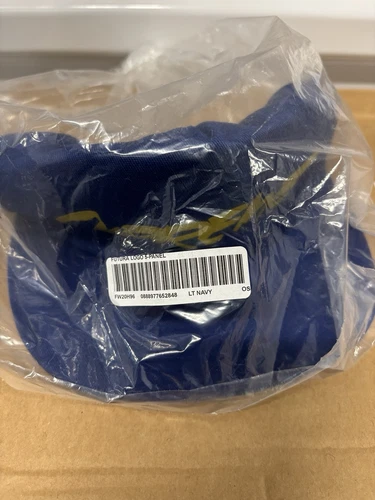 Casquette snapback FW20 neuve sans étiquette logo Supreme x Futura 5 panneaux bleu marine clair or