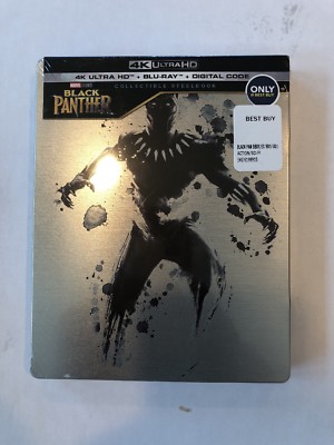 Black Panther Best Buy Exclusive Steelbook (4K Ultra HD, Digital