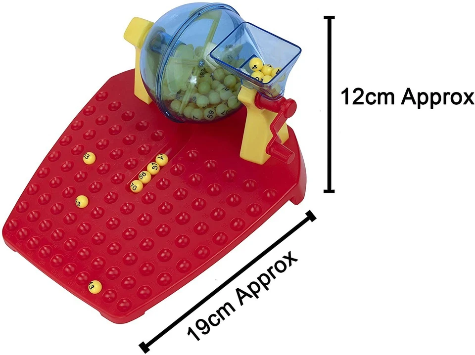 Classic Bingo Game Family Fun Kids Bingo Balls Dispenser + Bingo Cards Toys Gift - Image 3 of 4