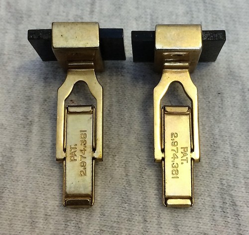 Boutons De Manchette Vintage Cuivre étoilés - Modèle PAT 2974381 - Occasion Bon état