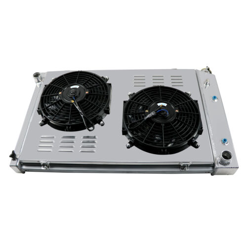4 Row Radiator Shroud Fan For 1973-87 CHEVY C10 C20 C30 K10 K20 K30 Pickup V8 - Picture 4 of 10