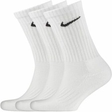 NIKE CREW SOCKS - NIKE SOCK WHITE - 3 PACK SPORT TRAINING SOCK