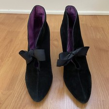 Vintage Maud Frizon Women s Black Bow High Heels Size 37