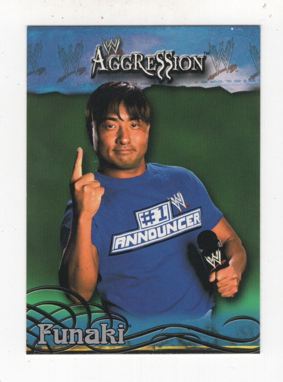 2003 FLEER WWE AGGRESSION WWF WRESTLING FUNAKI #55