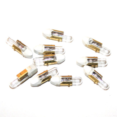 10x Vintage TAUNUSLICHT 48V 20mA / Lämpchen Telefon