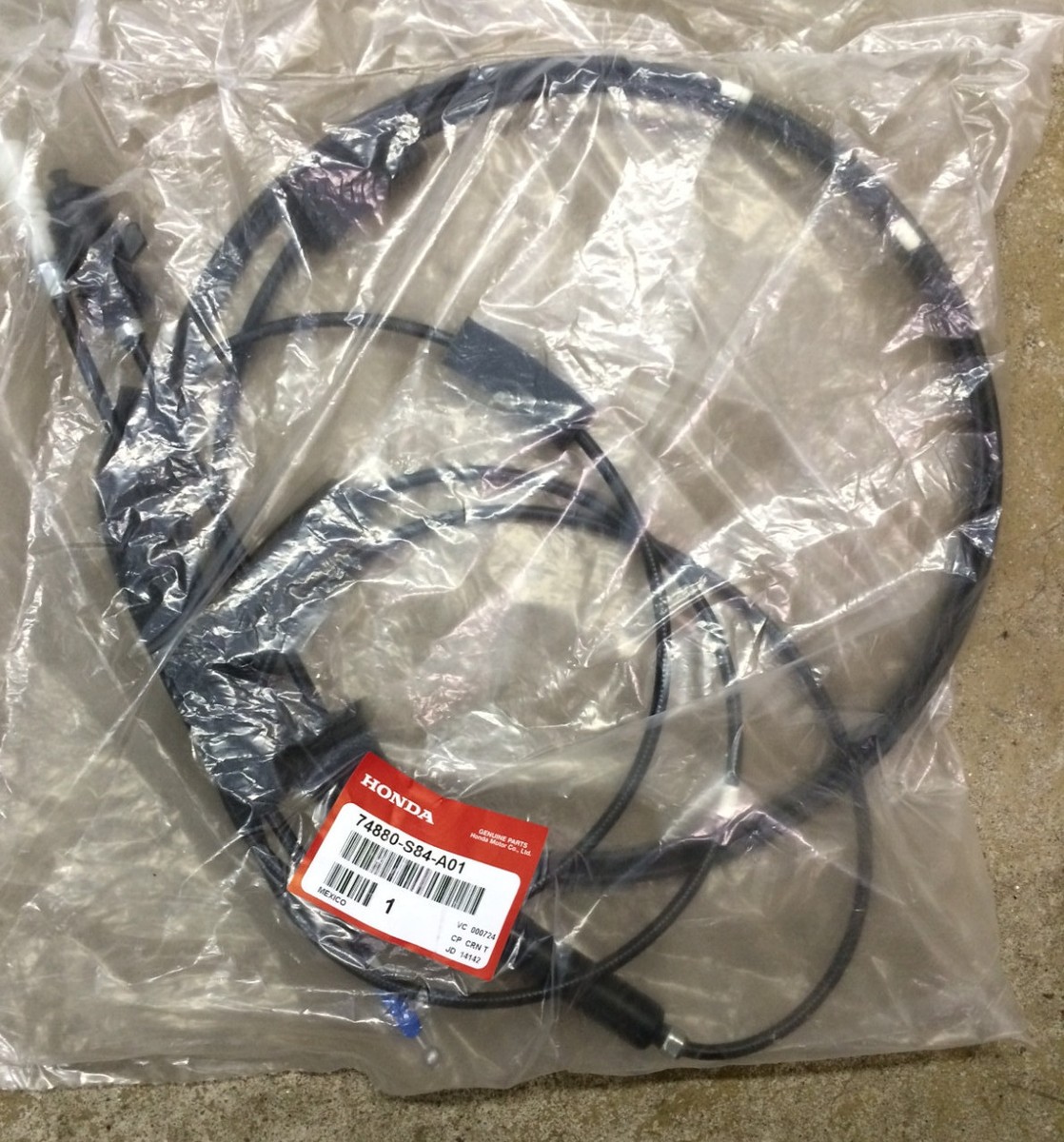 カトレア OEM 2016 Honda CR-Z Exterior Door Handle LEFT Smart Black 72181