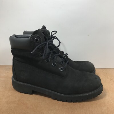 Timberland Premium Black Waterproof Boots, 12907 Youth Size