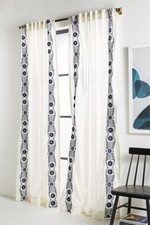 Anthropoligie Petuina Curtain Size 63x50 