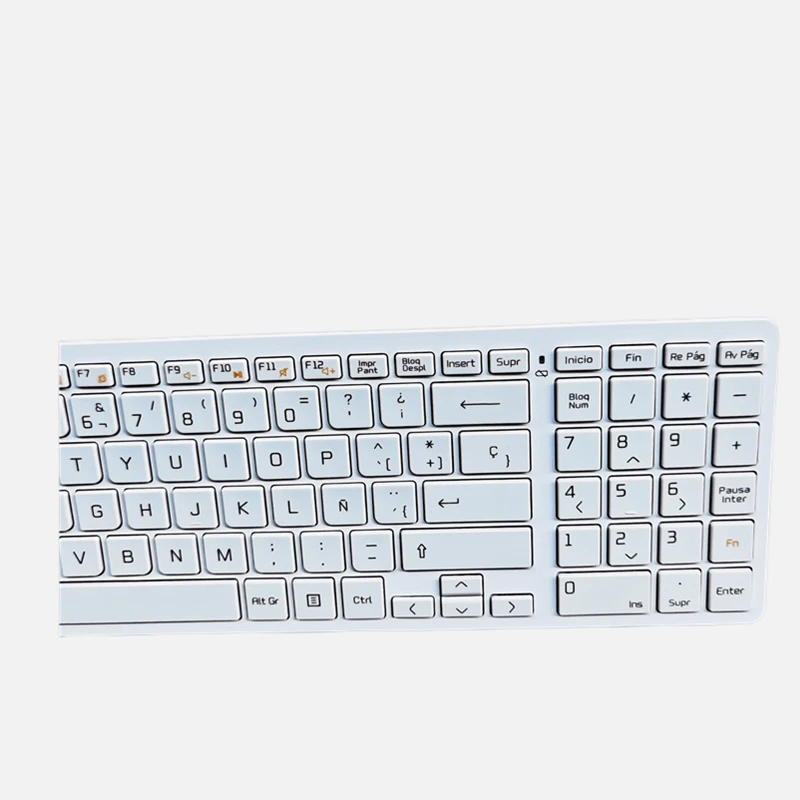 Spanish layout white wireless keyboard for LG - Image 3 of 4