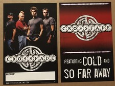 CROSSFADE Alternate DOUBLE SIDED TOUR PROMO POSTER for 2004 CD 12x18 USA MINT