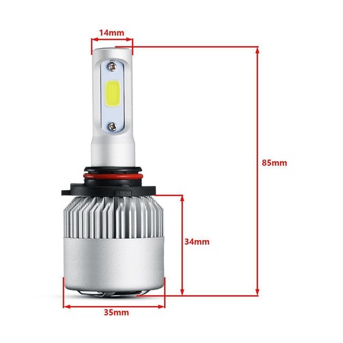 Kit de 4 bombillas de faros LED 9005 H11 haz alto bajo para Chevy Colorado 2015-2024 - Imagen 12 de 12