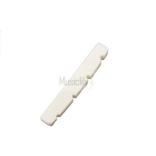 Musiclily 2Pcs 38mm Pre Slotted Bone Nut For 4 String Bass Replacement Parts New