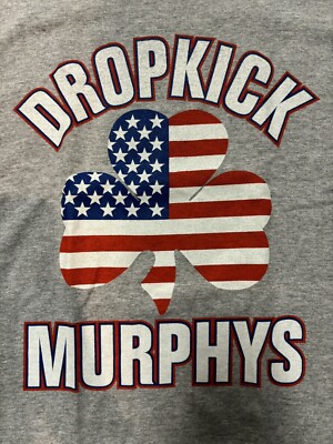 DROPKICK MURPHYS RARE SHAMROCK TSHIRT