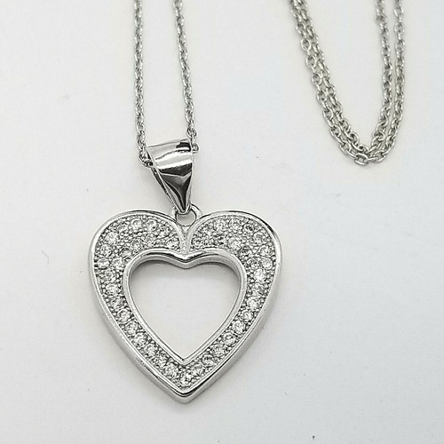 White Topaz 18'Inch Pendant Necklace | eBay