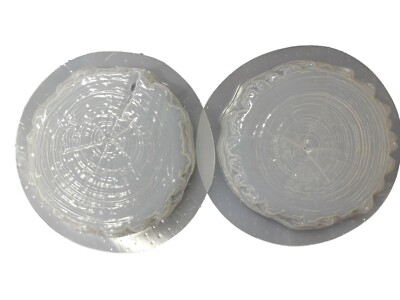Log End Set Stepping Stone Plaster or Concrete Mold 1171 Moldcreations