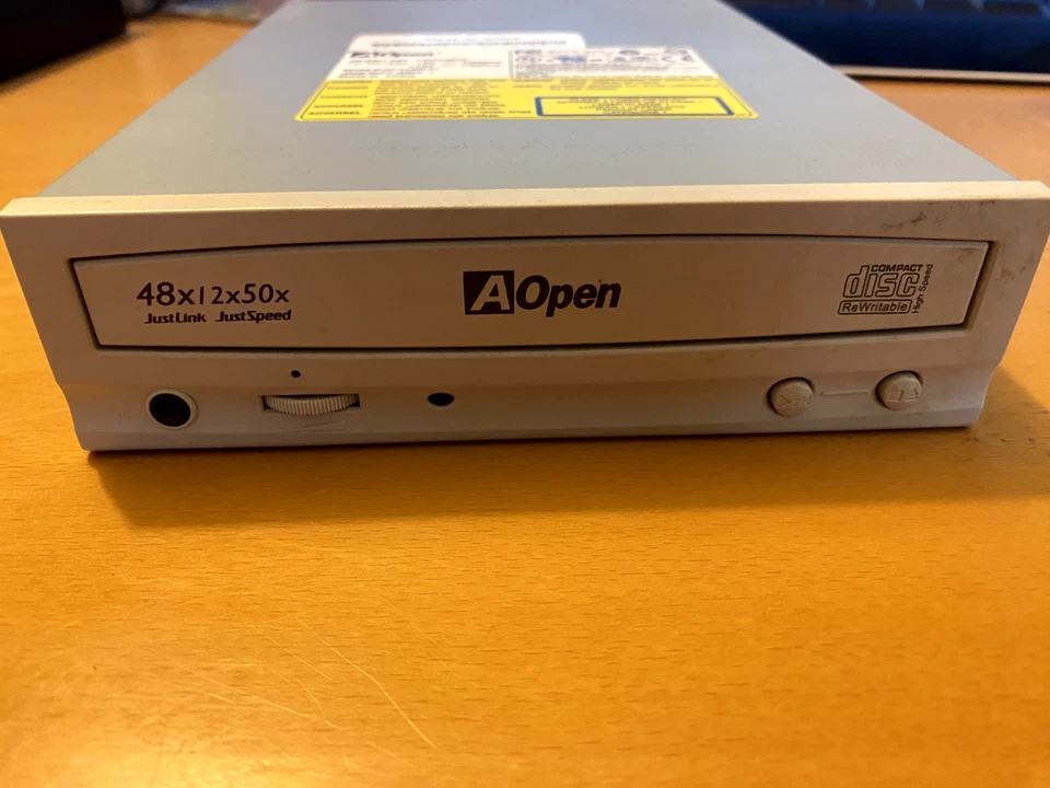 AOPEN CRW4850 *5,25 «внутренний * привод CD-R/CD-RW IDE привода - Изображение 2 из 4