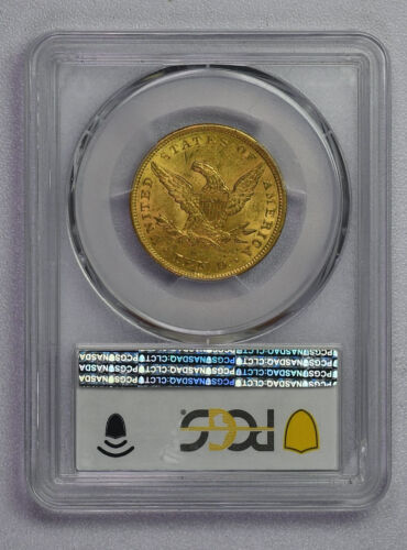 1856 PCGS graded MS61 CAC $10 Gold TEN DOLLAR Liberty !! Free shipping! - Picture 2 of 6